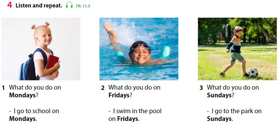 Tiếng Anh 3 Wonderful World Unit 11 Lesson 1