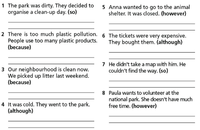 Tiếng Anh 7 Right On Workbook Unit 6 Grammar 6e