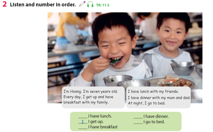 Tiếng Anh 3 Wonderful World Unit 11 Lesson 2