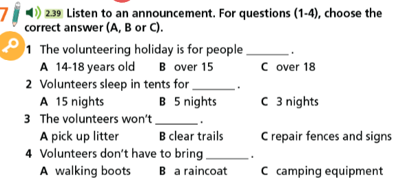 Tiếng Anh 7 Right On Unit 6 Skills 6f