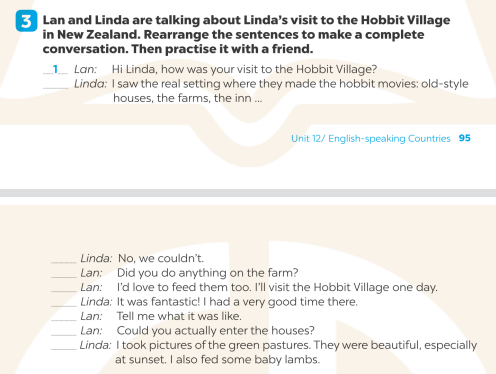 Giải SBT Tiếng Anh 7 Global Success Unit 12 Speaking