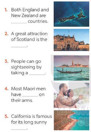 Unit 12 lớp 7 Looking back sách Global Success