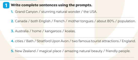 Giải SBT Tiếng Anh 7 Global Success Unit 12 Writing