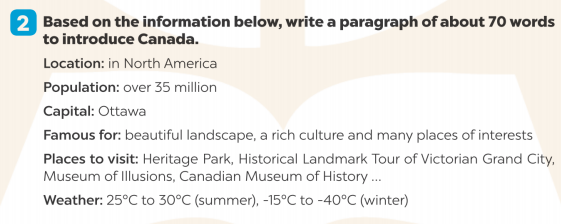 Giải SBT Tiếng Anh 7 Global Success Unit 12 Writing