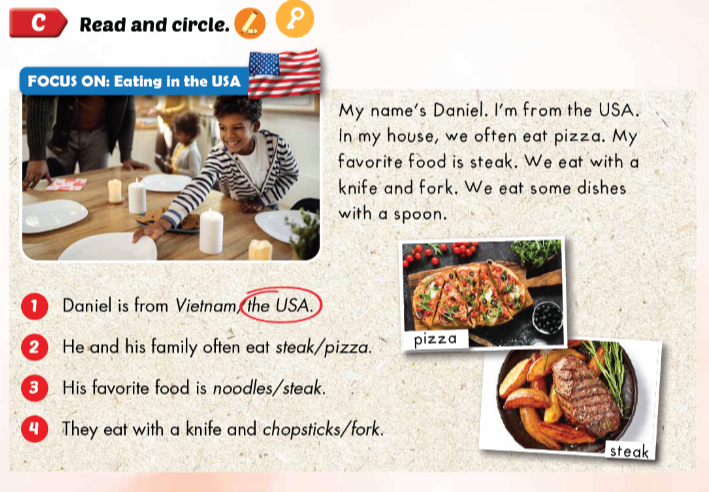 Sách Tiếng Anh 3 Smart Start Unit 8 Culture