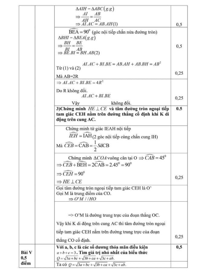 Đề thi tuyển sinh lớp 10 môn Toán có đáp án