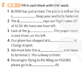 Tiếng Anh 7 Friends Plus Workbook Unit 8 Vocabulary and Listening