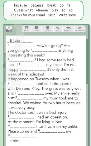 Tiếng Anh 7 Friends Plus Workbook Unit 8 Writing