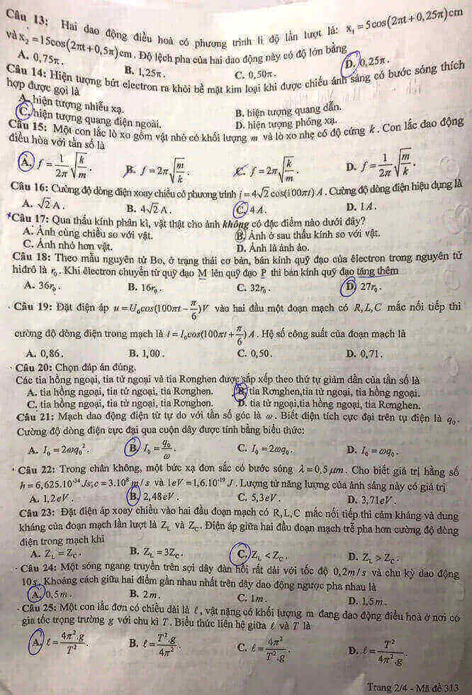 Đề thi thử THPT Quốc gia năm 2023 môn Lý Sở GD&ĐT Hưng Yên