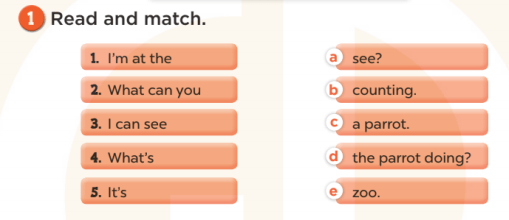 Sách bài tập Tiếng Anh 3 Unit 20 At the zoo