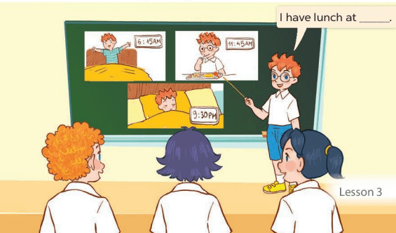 Tiếng Anh lớp 4 unit 2 lesson 3 trang 20 21