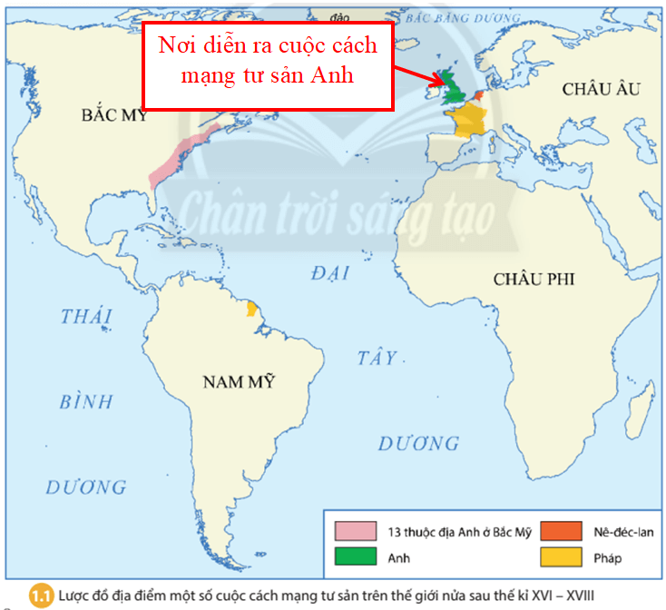 Lịch sử 8 Bài 1: Các cuộc cách mạng tư sản ở châu Âu và Bắc Mỹ