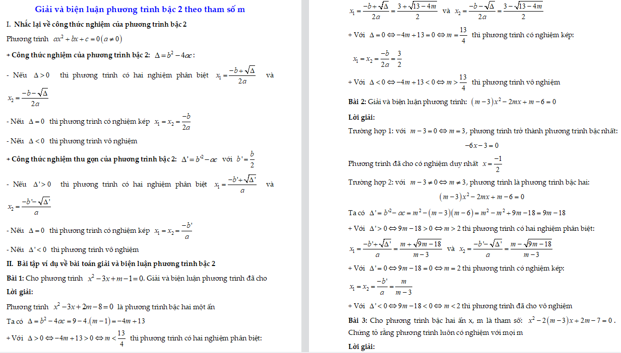 Luyện thi vào lớp 10 môn Toán