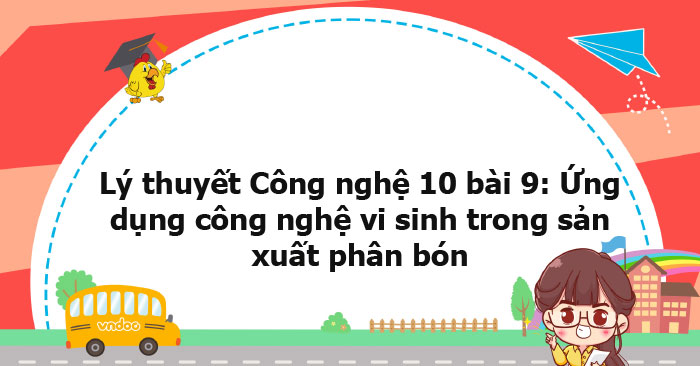 Lý thuyết Công nghệ 10 bài 9: Ứng dụng công nghệ vi sinh trong sản xuất ...