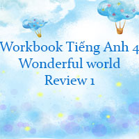 Sách bài tập Tiếng Anh 4 Wonderful world Review 1