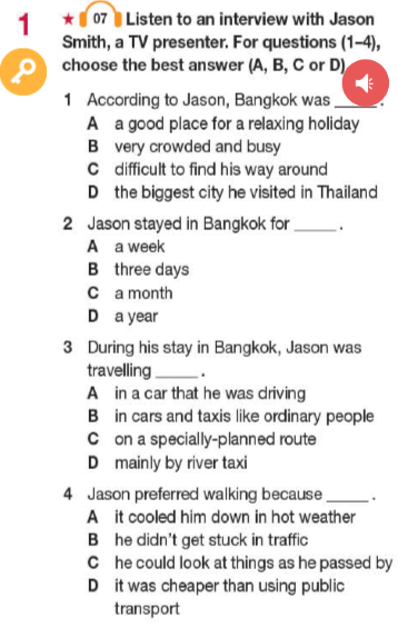 Tiếng Anh 11 Bright Workbook Unit 2 2c Listening