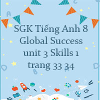 Tiếng Anh 8 unit 3 Skills 1 trang 33 34 Global success
