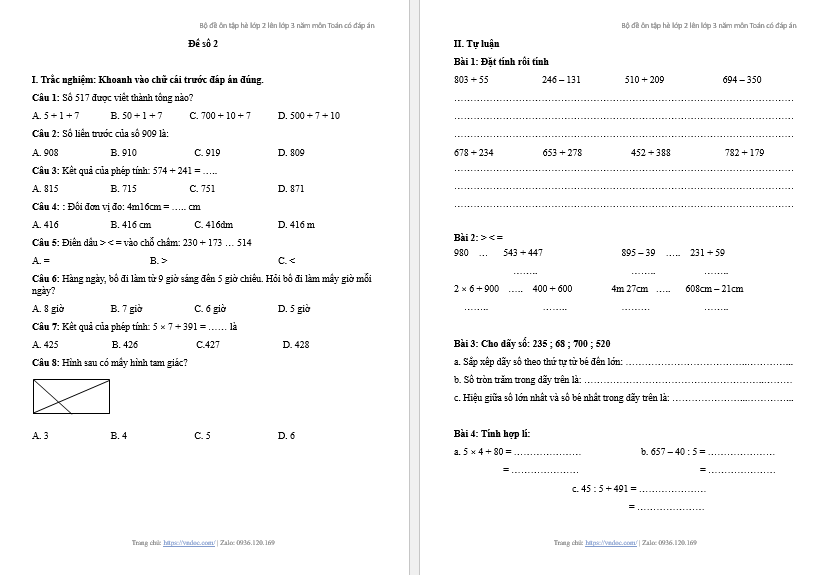 bo 4 de toan he on tap lop 2 ctst h2*465572
