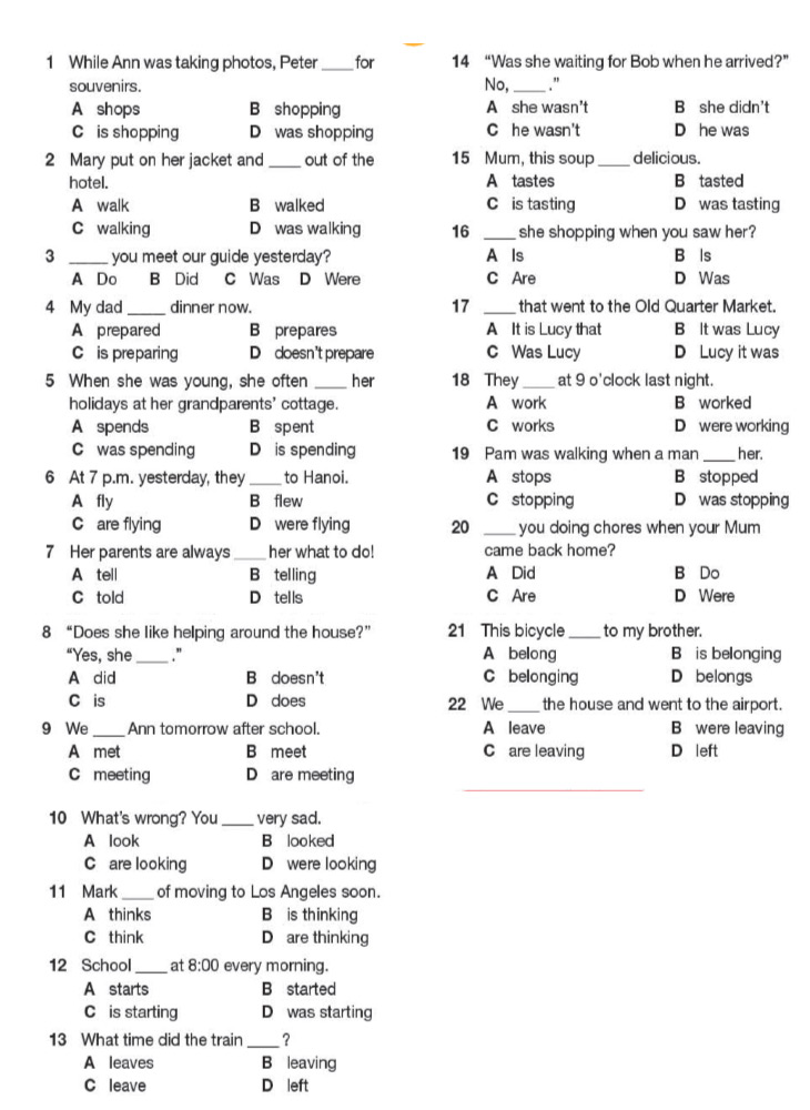 Tiếng Anh 11 Bright Workbook Review (Units 1-2)