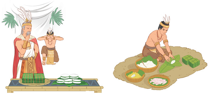 Đọc: Sự tích bánh chưng bánh giầy lớp 4