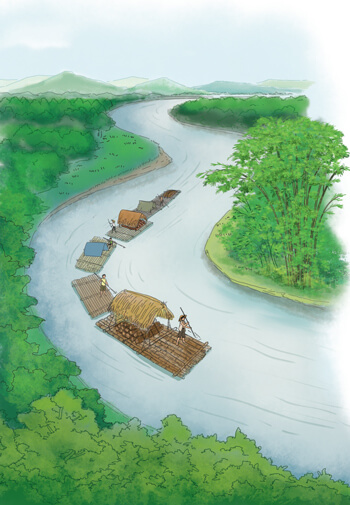 Đọc: Bè xuôi sông La lớp 4