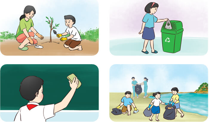 Nói về một việc làm góp phần bảo vệ môi trường lớp 4