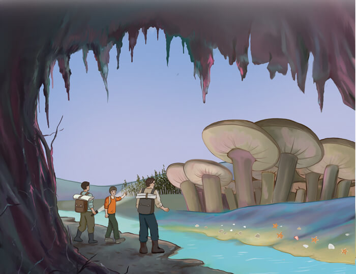 Đọc: Biển và rừng cây dưới lòng đất lớp 4