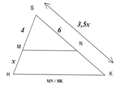 Trắc nghiệm Định lý Ta-lét nhập tam giác sở hữu đáp án – Toán lớp 8 (ảnh 14)