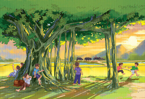 Đọc: Cây đa quê hương lớp 4