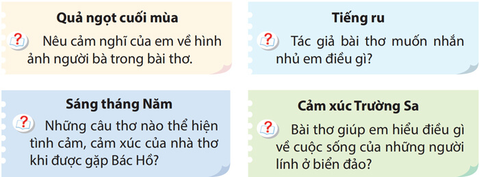 Ôn tập giữa học kì 2 Tiếng Việt lớp 4: Tiết 3+4