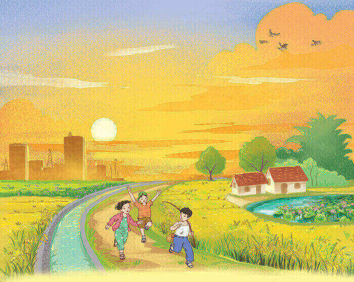 Đọc: Chiều ngoại ô lớp 4