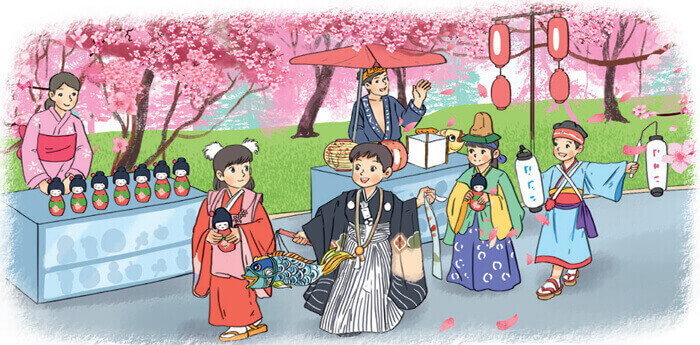 Đọc: Lễ hội ở Nhật Bản lớp 4