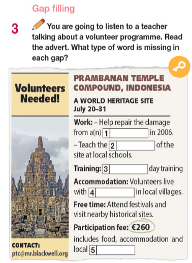 Tiếng Anh 11 Bright Unit 4 4c Listening