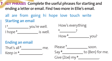 Tiếng Anh 11 Friends Global Unit 4 4H Writing