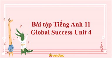 Bài tập Tiếng Anh 11 Global Success Unit 4