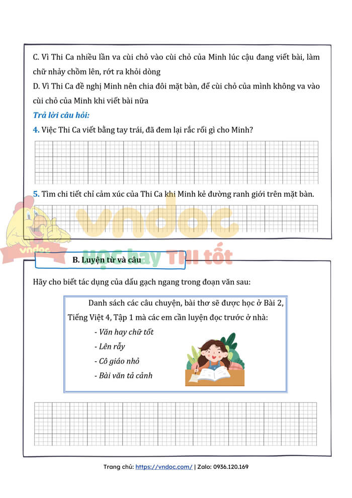 Bộ đề kiểm tra cuối tuần Tiếng Việt lớp 4 Cánh Diều - Tuần 2