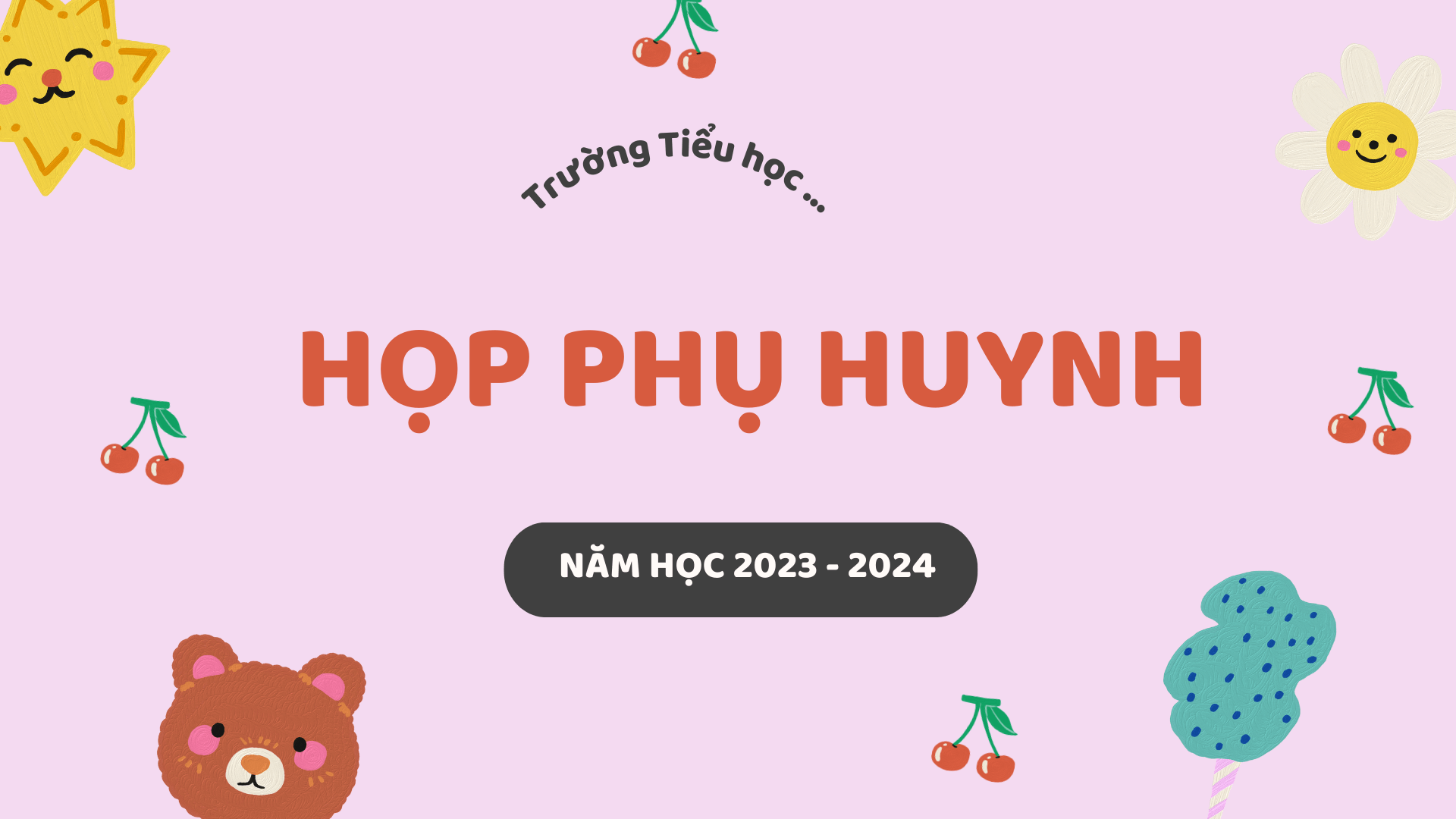 Mẫu powerpoint họp phụ huynh