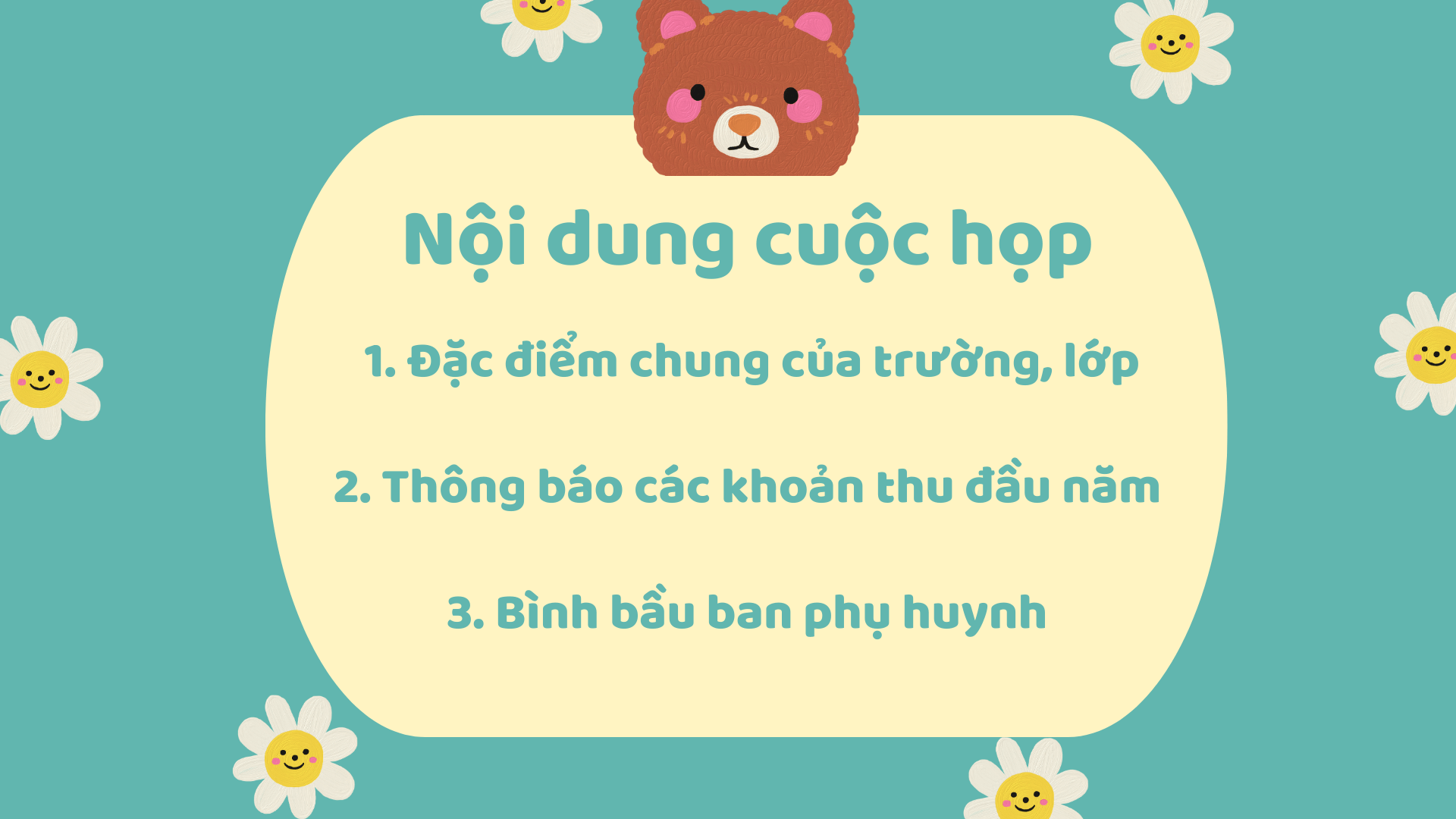 Mẫu powerpoint họp phụ huynh