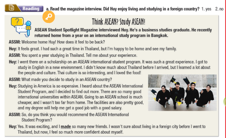 Tiếng Anh 11 Smart World Unit 5 Lesson 2