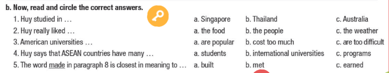 Tiếng Anh 11 Smart World Unit 5 Lesson 2