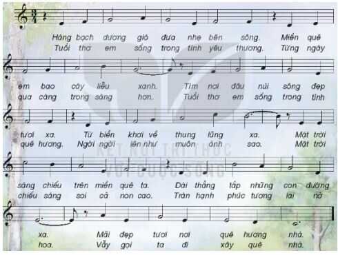 Hát: Miền quê em SGK Âm nhạc 4 KNTT