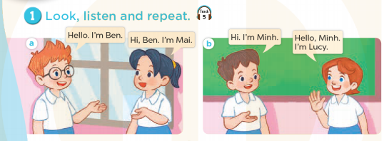 Tiếng Anh lớp 3 Unit 1 Lesson 1 Hello