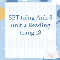 Workbook tiếng Anh 8 unit 2 Reading trang 18 Friends plus