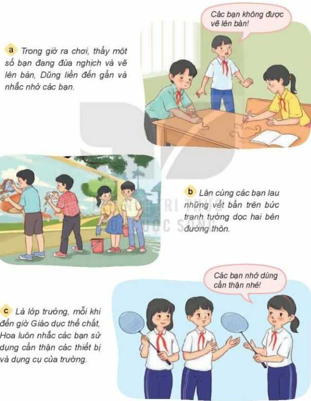 Khám phá 1 trang 32 SGK Đạo đức 4 – Kết nối tri thức