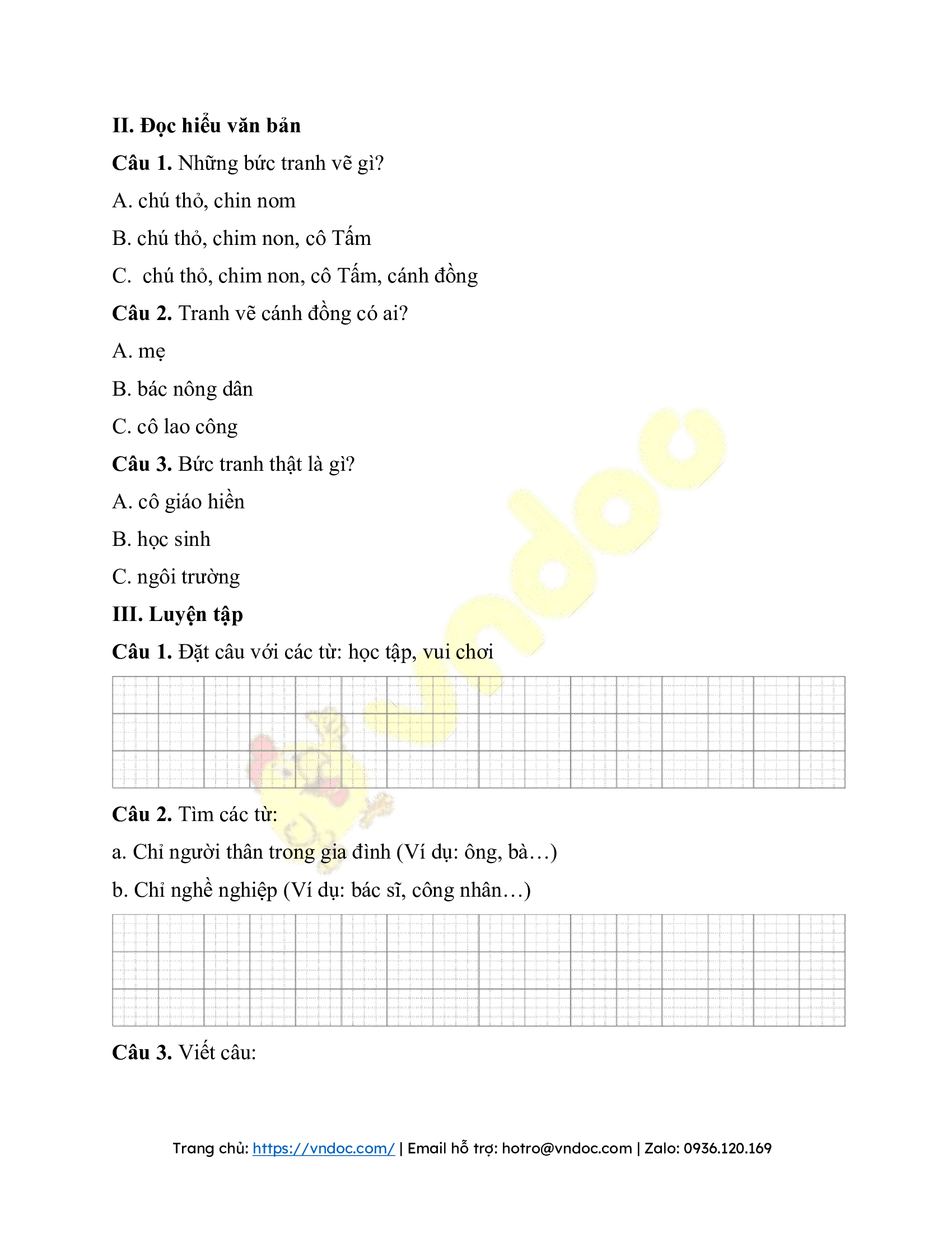 bai tap cuoi tuan tieng viet lop 3 chan troi sang tao tuan 3 co ban 2*504546