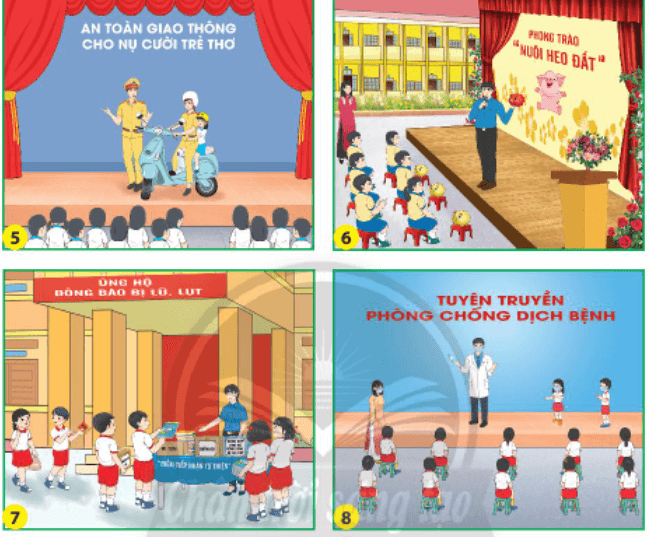 Tự nhiên xã hội lớp 3 Chân trời sáng tạo Bài 6: Chúng em tham gia các hoạt động xã hội của trường