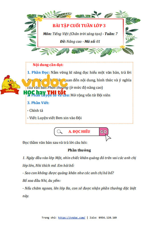 bai tap cuoi tuan tieng viet lop 3 nang cao tuan 7 chan troi sang tao h3*513819