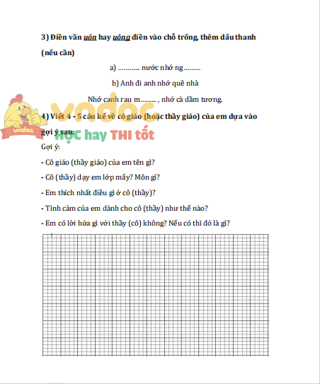 bai tap cuoi tuan tieng viet lop 2 canh dieu tuan 8 nang cao 2*516005