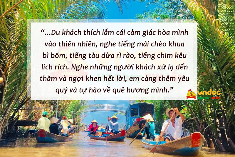 Viết đoạn văn giới thiệu tập ảnh về quê hương