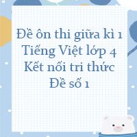Đề ôn thi giữa kì 1 Tiếng Việt lớp 4 Kết nối tri thức - Đề số 1